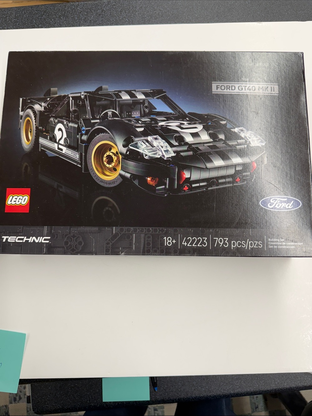 NEW LEGO Black Ford GT40 MK II Technic 42223 Sealed